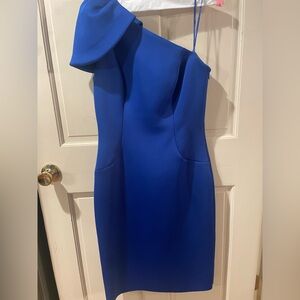 Royal blue cocktail dress